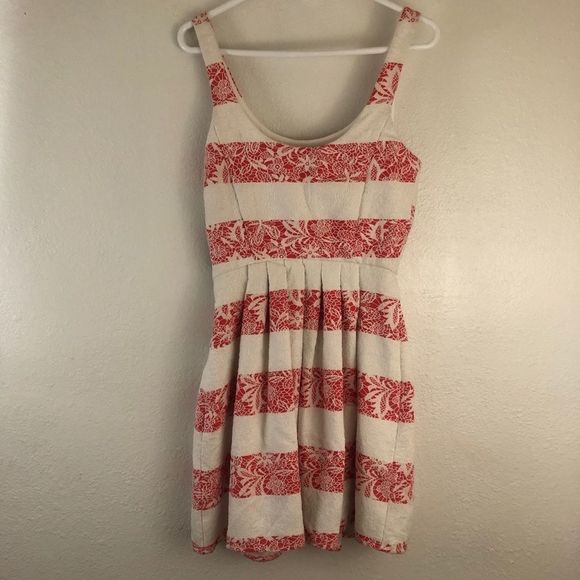 Want and Need Lace Stripe sleeveless dress size M. New with tags - Picture 6 of 7
